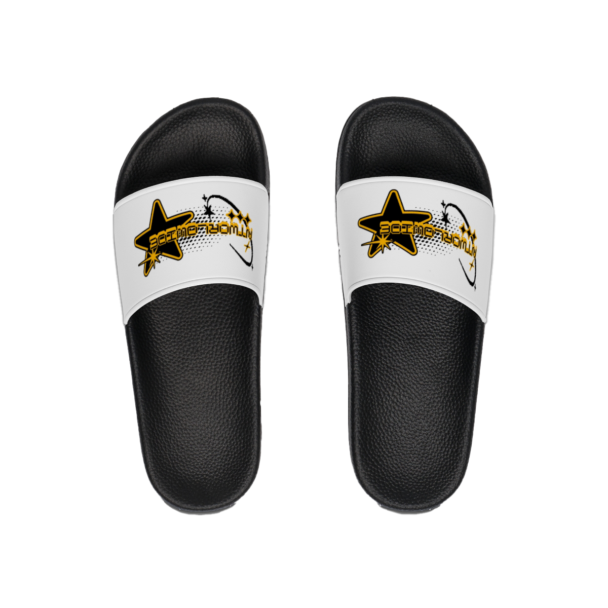 NT Worldwide Slides - White/Black/Yellow
