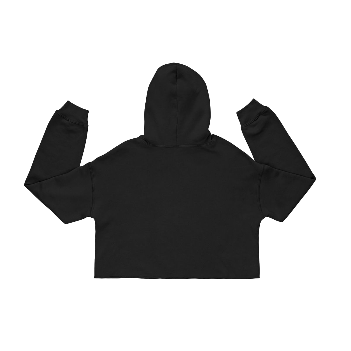 NTWRLDWD Basic Logo Cropped Hoodie