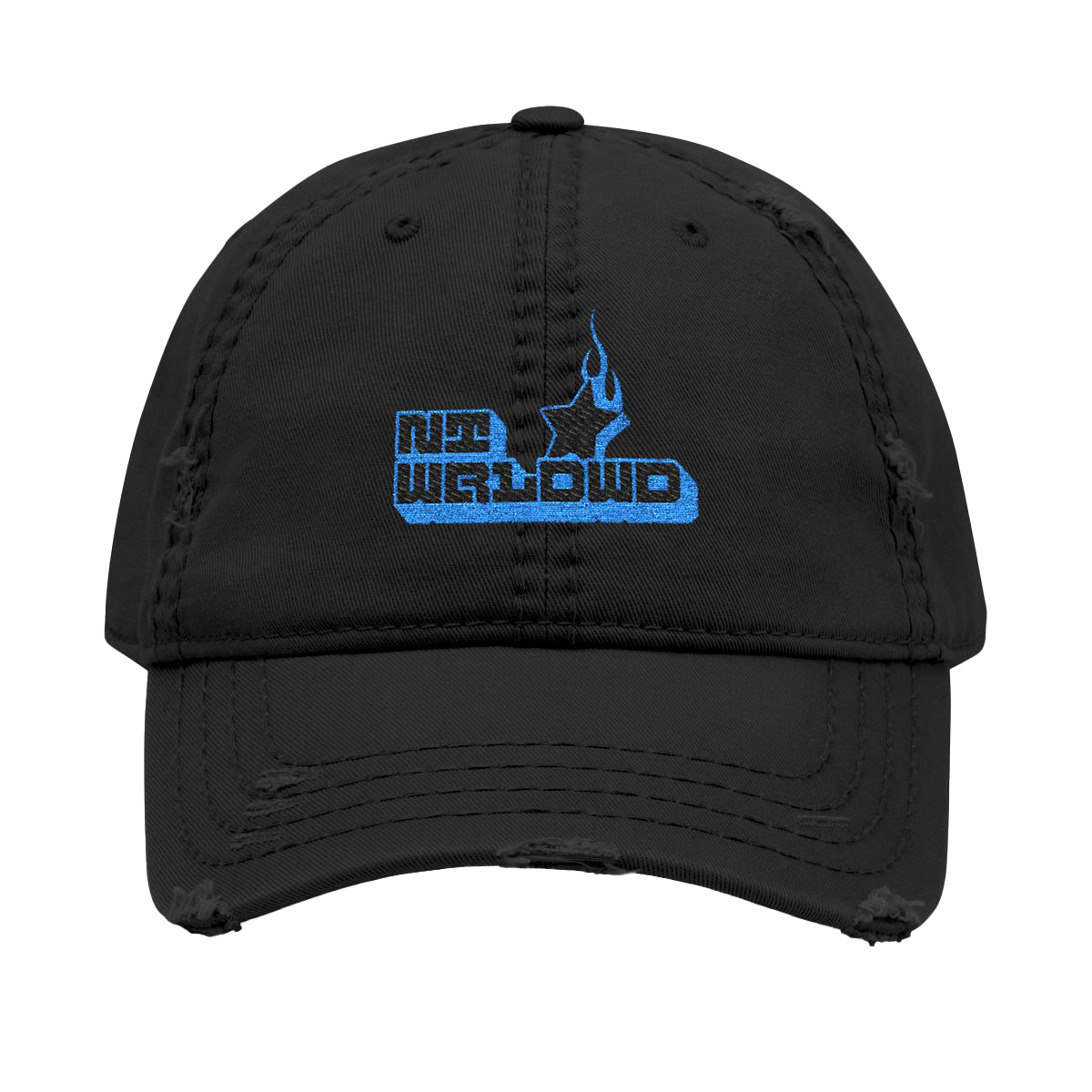 NTWRLDWD Distressed Dad Hat