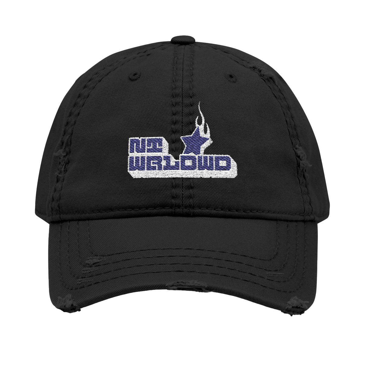 NTWRLDWD Distressed Dad Hat