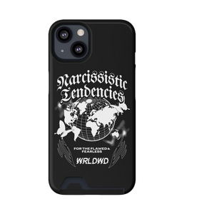 Narcissistic Tendencies Phone Case with Card Holder For iPhone 13
