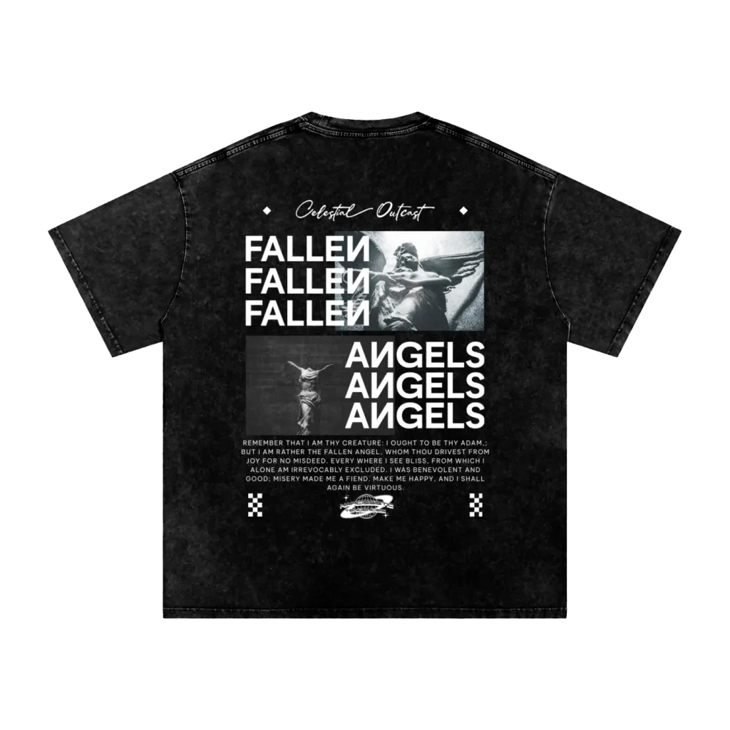 Fallen Angels Acid Wash Oversize T-Shirt